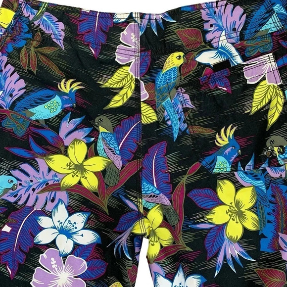 Coyote Swimwear Tropical Beach Surf Board Shorts Men Size L Unlined Multicolor - Picture 7 of 14